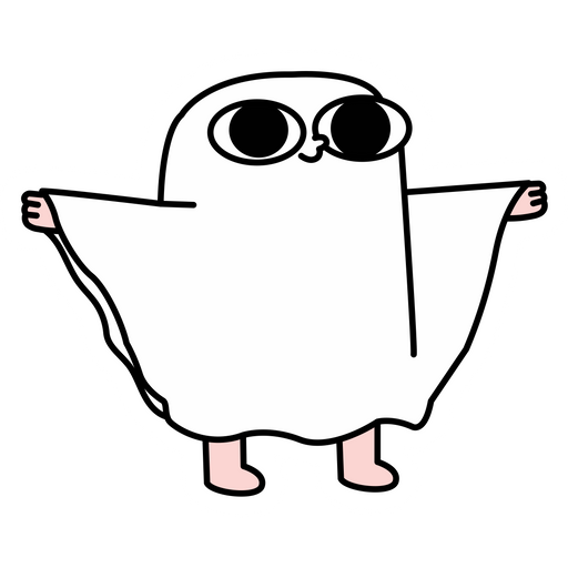 here is a Ketnipz Ghost Sticker from the Memes collection for sticker mania