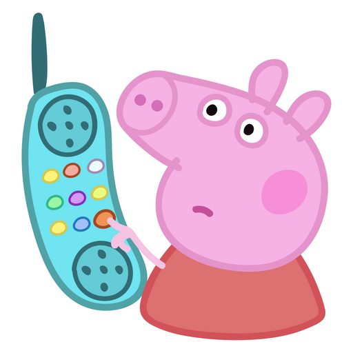 here is a Peppa Pig Hanging Up Meme Sticker from the Memes collection for sticker mania