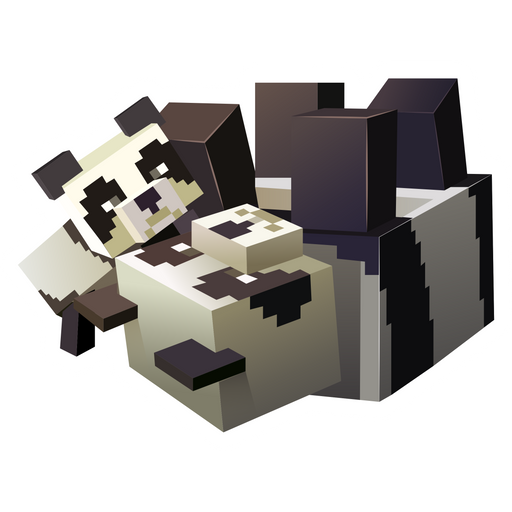 here is a Minecraft Pandas Sticker from the Minecraft collection for sticker mania