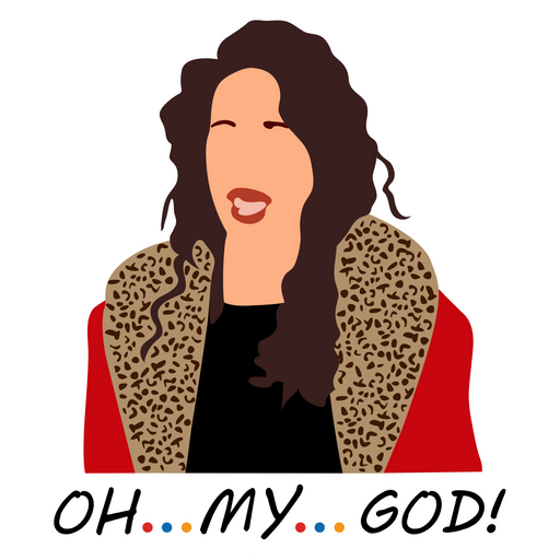 here is a Friends Janice Oh My God Sticker from the Movies and Series collection for sticker mania