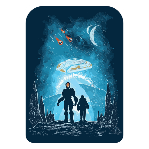 here is a Lost In Space Sticker from the Movies and Series collection for sticker mania