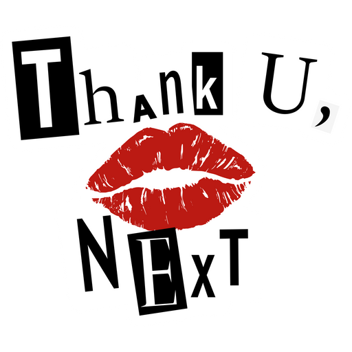 here is a Ariana Grande Thank U, Next Sticker from the Music collection for sticker mania