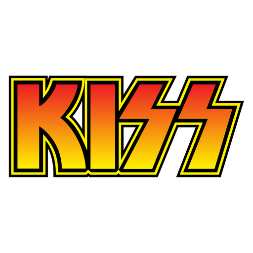 here is a Kiss Logo Sticker from the Music collection for sticker mania
