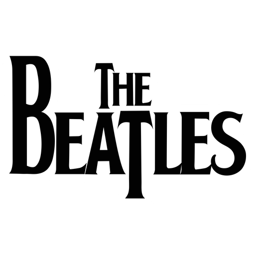 here is a The Beatles Logo Sticker from the Music collection for sticker mania