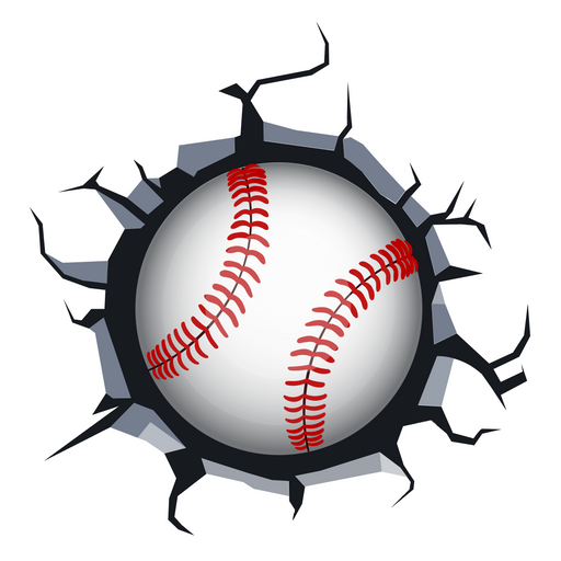 here is a Baseball with Damage on Page Sticker from the Noob Pack collection for sticker mania
