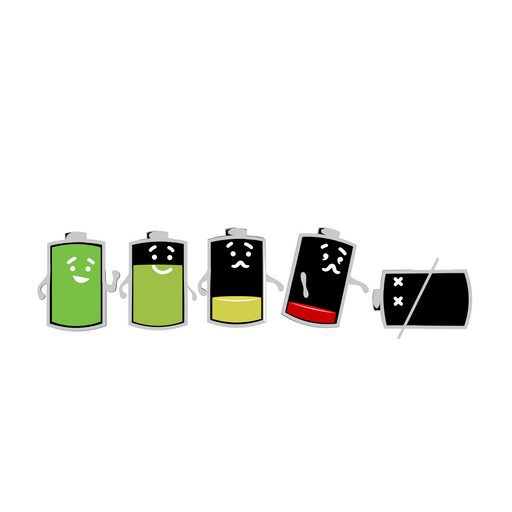 here is a Battery Life Sticker from the Noob Pack collection for sticker mania
