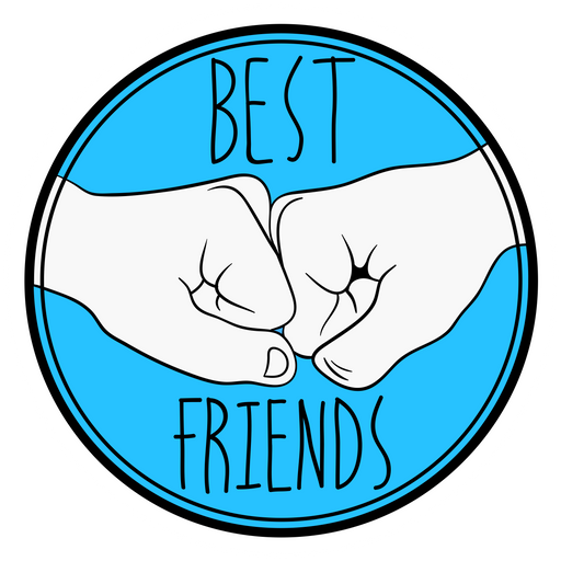 here is a Bro Fist Best Friends Sticker from the Inscriptions and Phrases collection for sticker mania