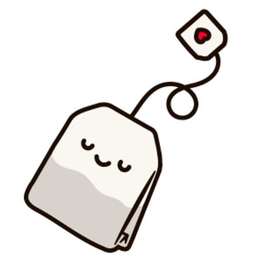 here is a Kawaii Tea Bag Sticker from the Cute collection for sticker mania