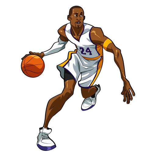 here is a Kobe Bryant Dribbles Sticker from the Noob Pack collection for sticker mania
