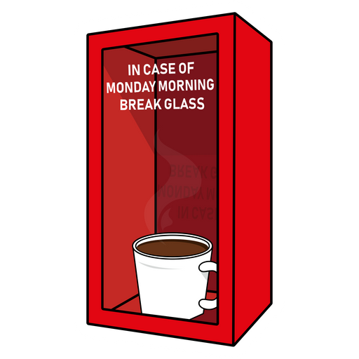 here is a Monday Morning Emergency Box Sticker from the Food and Beverages collection for sticker mania