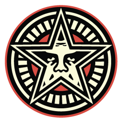 here is a Obey Star Sticker from the Outer Space collection for sticker mania