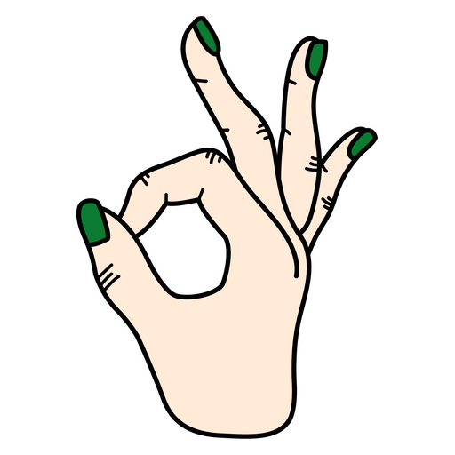 here is a Okay with Green Nails Sticker from the Noob Pack collection for sticker mania
