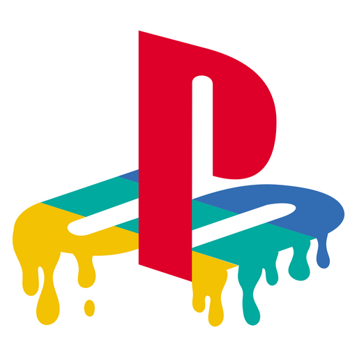here is a PlayStation Melts Logo Sticker from the Logo collection for sticker mania