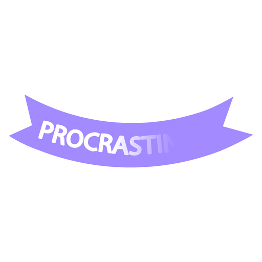 here is a Procrastination Logo Sticker from the Inscriptions and Phrases collection for sticker mania