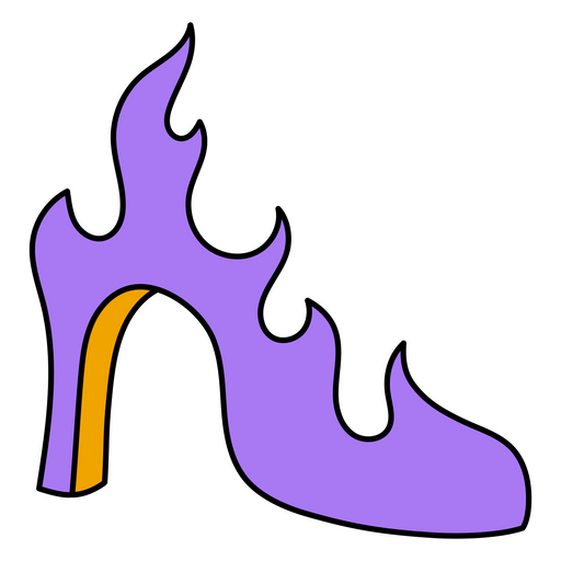 here is a Purple Shoe Flame Sticker from the Noob Pack collection for sticker mania