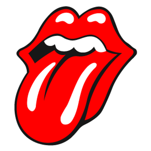 here is a Rolling Stones Logo Sticker from the Music collection for sticker mania
