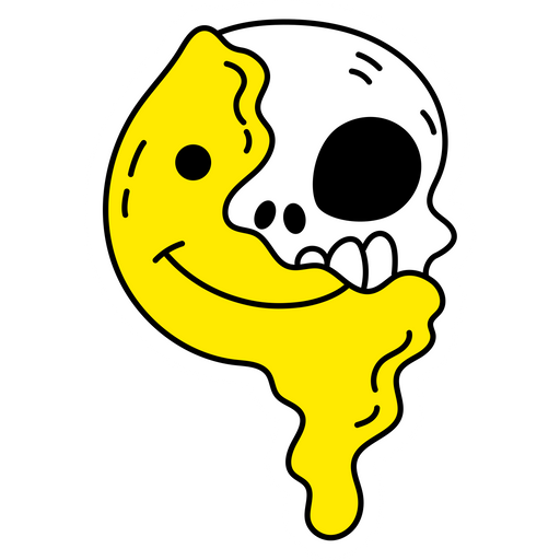 here is a Skeleton Inside Smile Sticker from the Noob Pack collection for sticker mania
