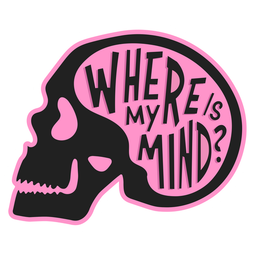 here is a Skull Where is My Mind Sticker from the Noob Pack collection for sticker mania
