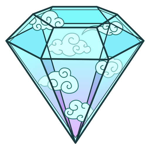 here is a Sky Diamond Sticker from the Noob Pack collection for sticker mania