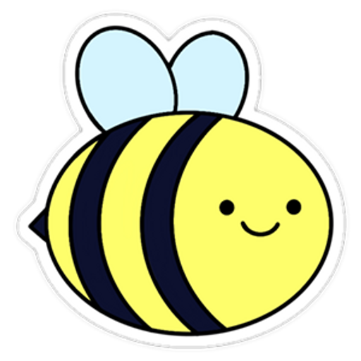 here is a Adventure Time - Bee from the Adventure Time collection for sticker mania