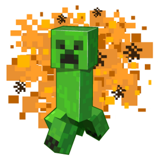 here is a Minecraft Creeper Bang from the Minecraft collection for sticker mania