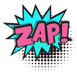 Zap Comics Style Sticker - Sticker Mania