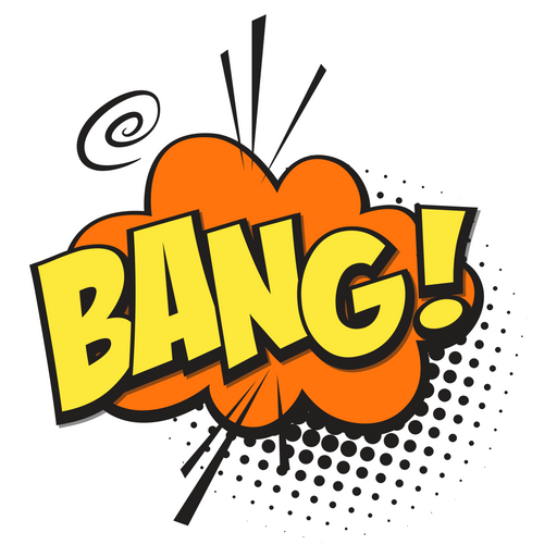 here is a Bang Comics Style Sticker from the Inscriptions and Phrases collection for sticker mania