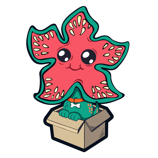 here is a Stranger Things Demodog in Box Sticker from the Movies and Series collection for sticker mania