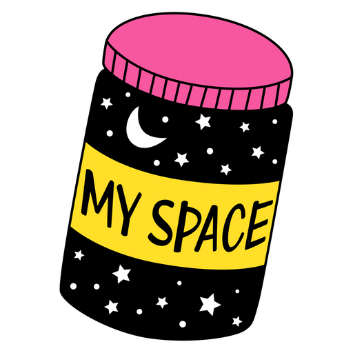 here is a My Space in Jar Sticker from the Outer Space collection for sticker mania