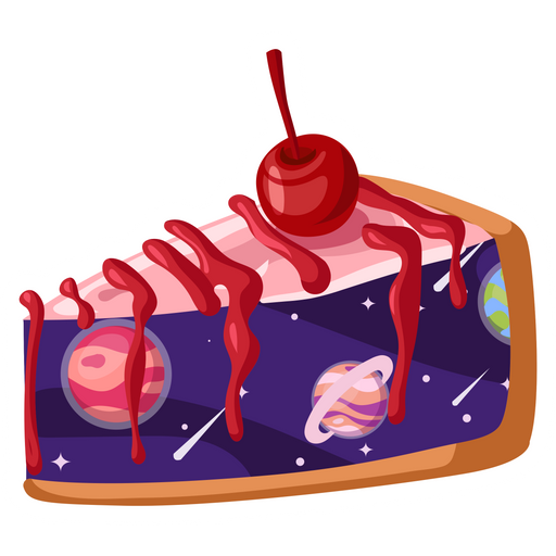 here is a Space Cake Sticker from the Outer Space collection for sticker mania