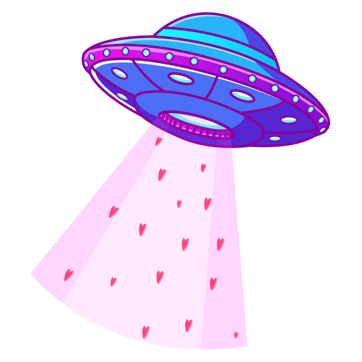 here is a Friendly UFO Sticker from the Outer Space collection for sticker mania