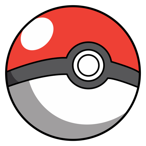 here is a Pokemon Pokeball Sticker from the Pokemon collection for sticker mania
