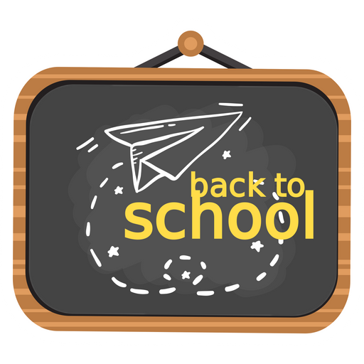 here is a Back to School Black Board Sticker from the School collection for sticker mania