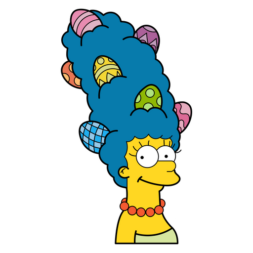 here is a The Simpsons Marge Easter Sticker from the The Simpsons collection for sticker mania