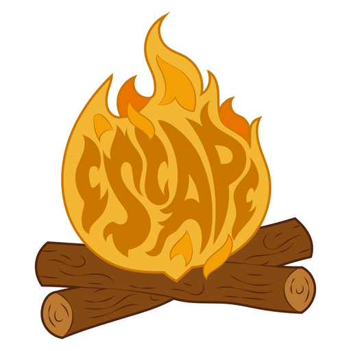 here is a Fire During Hike Escape Sticker from the Travel collection for sticker mania