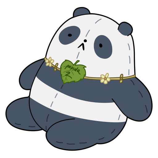 here is a We Bare Bears Panda 2 Sticker from the We Bare Bears collection for sticker mania