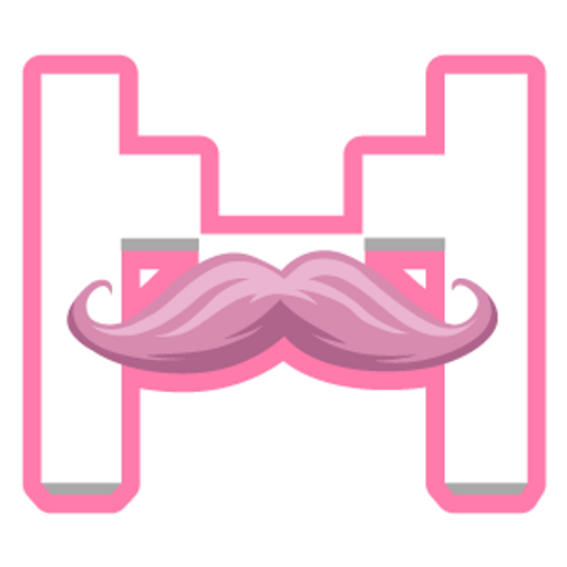 here is a Markiplier Mustache Logo from the Youtubers collection for sticker mania