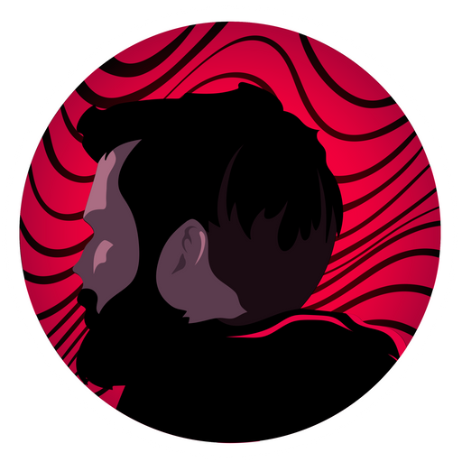 here is a PewDiePie on Wavy Background Sticker from the Youtubers collection for sticker mania