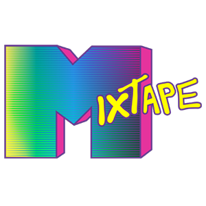 cool and cute MixTape MTV Logo Style Sticker for stickermania