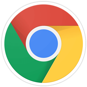cool and cute Goolge Chrome Logo for stickermania