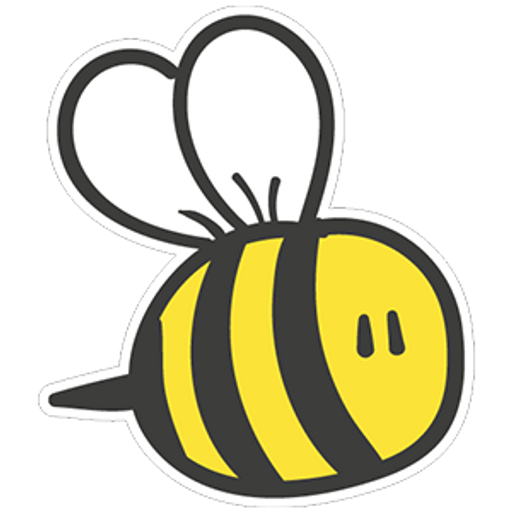 here is a Honeybee Sticker from the Animals collection for sticker mania