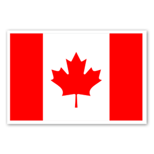 here is a Canada Flag Sticker from the Travel collection for sticker mania