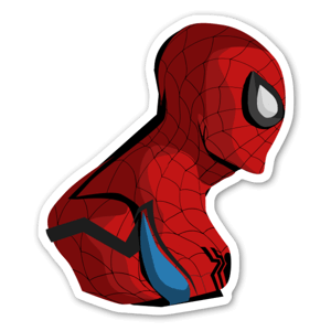 cool and cute Spider-Man Aware Sticker for stickermania