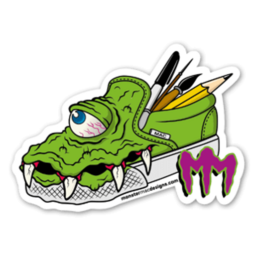 Monster Shoes Sticker