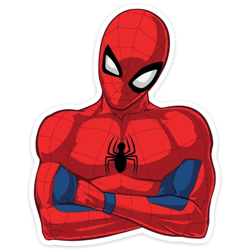 here is a Spider-Man Something Is Not Right Sticker from the Spider-Man collection for sticker mania