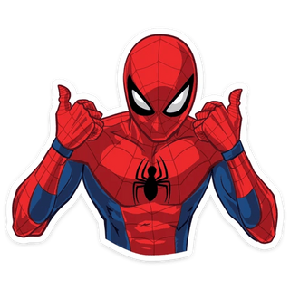 Spider-Man Thumbs Up Sticker - Sticker Mania