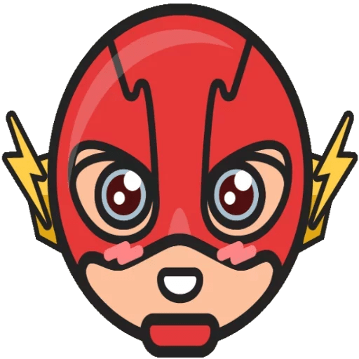 here is a DC Chibi The Flash Sticker from the Chibi Marvel & DC comics collection for sticker mania