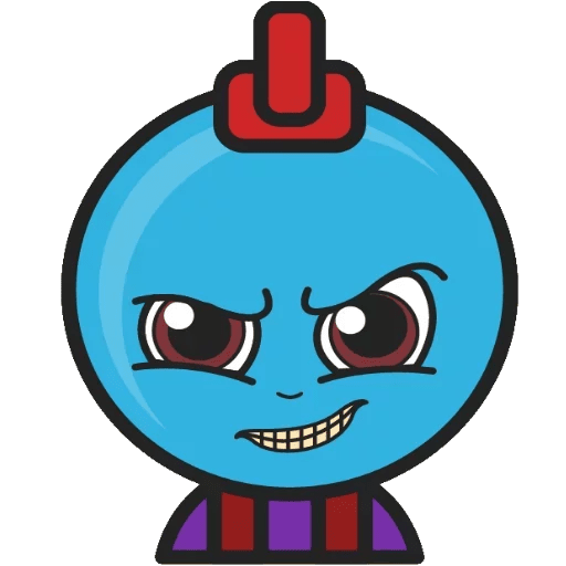 here is a Marvel Chibi Yondu Udonta Sticker from the Chibi Marvel & DC comics collection for sticker mania