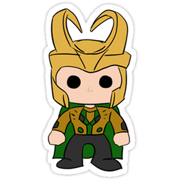 funko pop loki sticker sticker mania