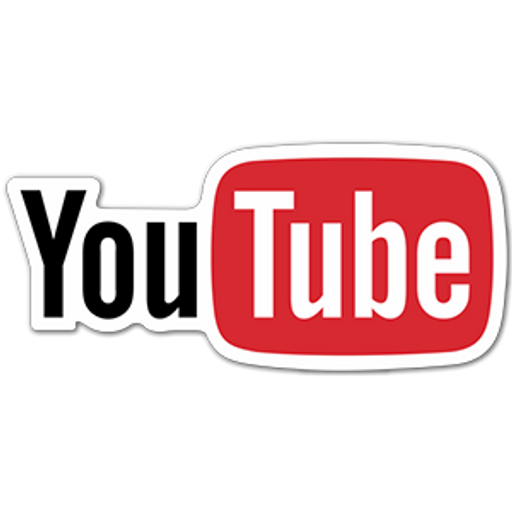 YouTube Logo Sticker